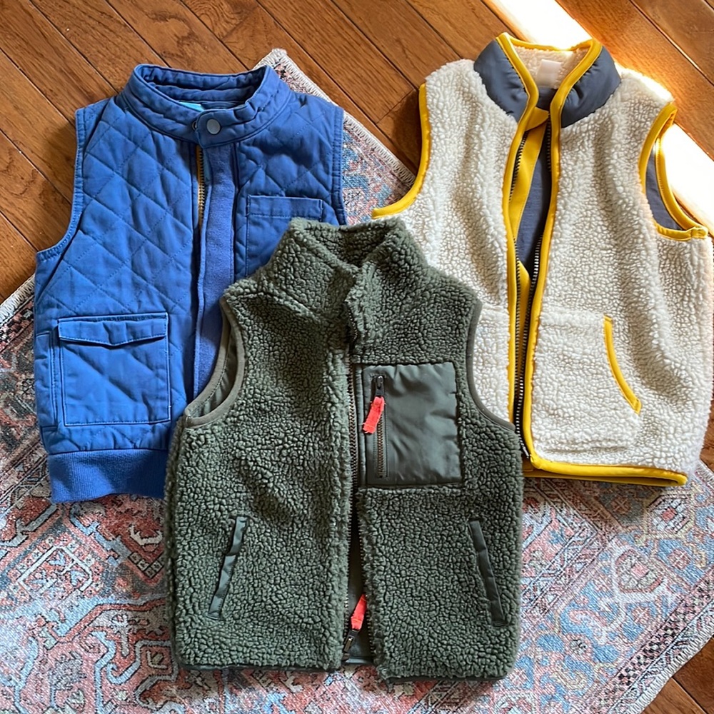 Boys Vests - Lot of 3